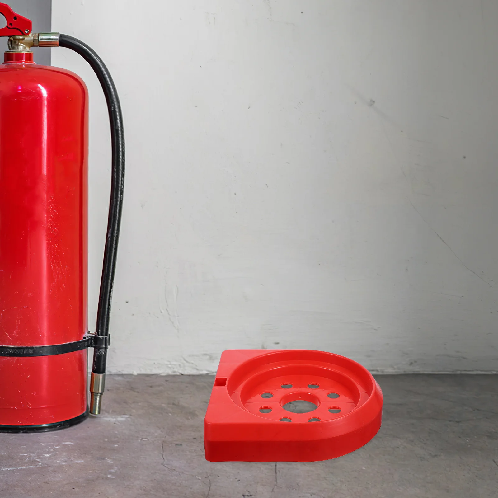 Fire Extinguisher Base Hanging Outdoors Mounted Hook for Vehicle with Bottom Bracket