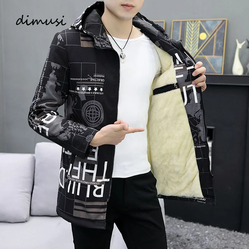 

Winter Mens Bomber Zipper Jacket Man Fashion Long Sports Fleece ded Coats Casual Windbreaker Jackets Men Clothing