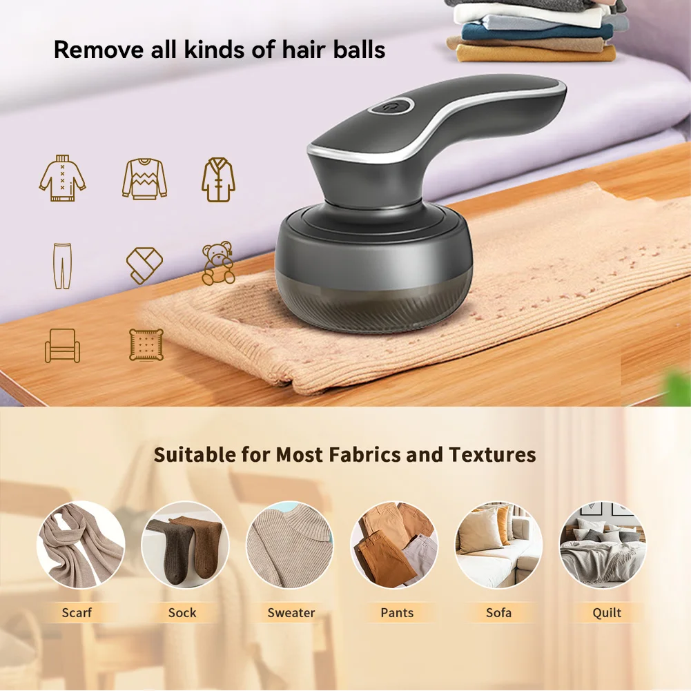 Electric Digital Display Lint Remover Rechargeable Pellet Fabric Shaver For Clothing Clothes Fluff Hair Balls Portable Remover 4