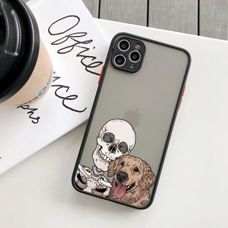 Luxuriöse Lustige Niedliche Skelett-Totenkopf-Katzen-Hülle für iPhone X XS XR 17 Pro Max 16 15 14 13 12 11 Pro Max Plus Stoßfeste Rückseite – Detail 4