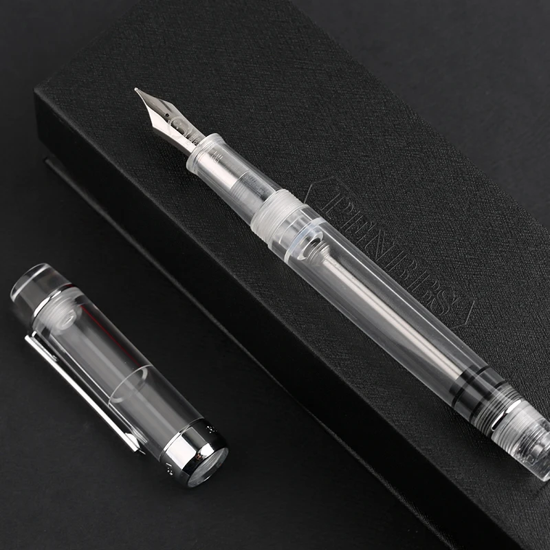 透明樹脂製 万年筆 F 透明樹脂製 万年筆 F 文房具・事務用品