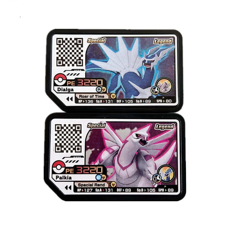 NEW Pokemon Aurora Arcade Five-star Proud Disc Plus Special Edition P Card Two Dialga Palkia Rare Collectible Game |