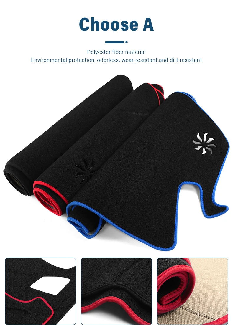 Für Toyota CHR C-HR CHR 2016 2017 2018 2019 2020 2021 2022 2023 Auto Dashboard Matte Sonnenschutz Nicht-Slip Pad Abdeckung Zubehör – Detail 13