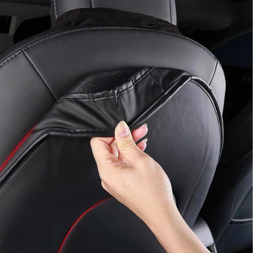 Back Seat Protector Car Seat Protector Auto Accessories For Tesla Model Y Juniper + Model Y Highland Car Seat Backrest Antidirty Pad Seat Protection Cover Anti Kick Pad
