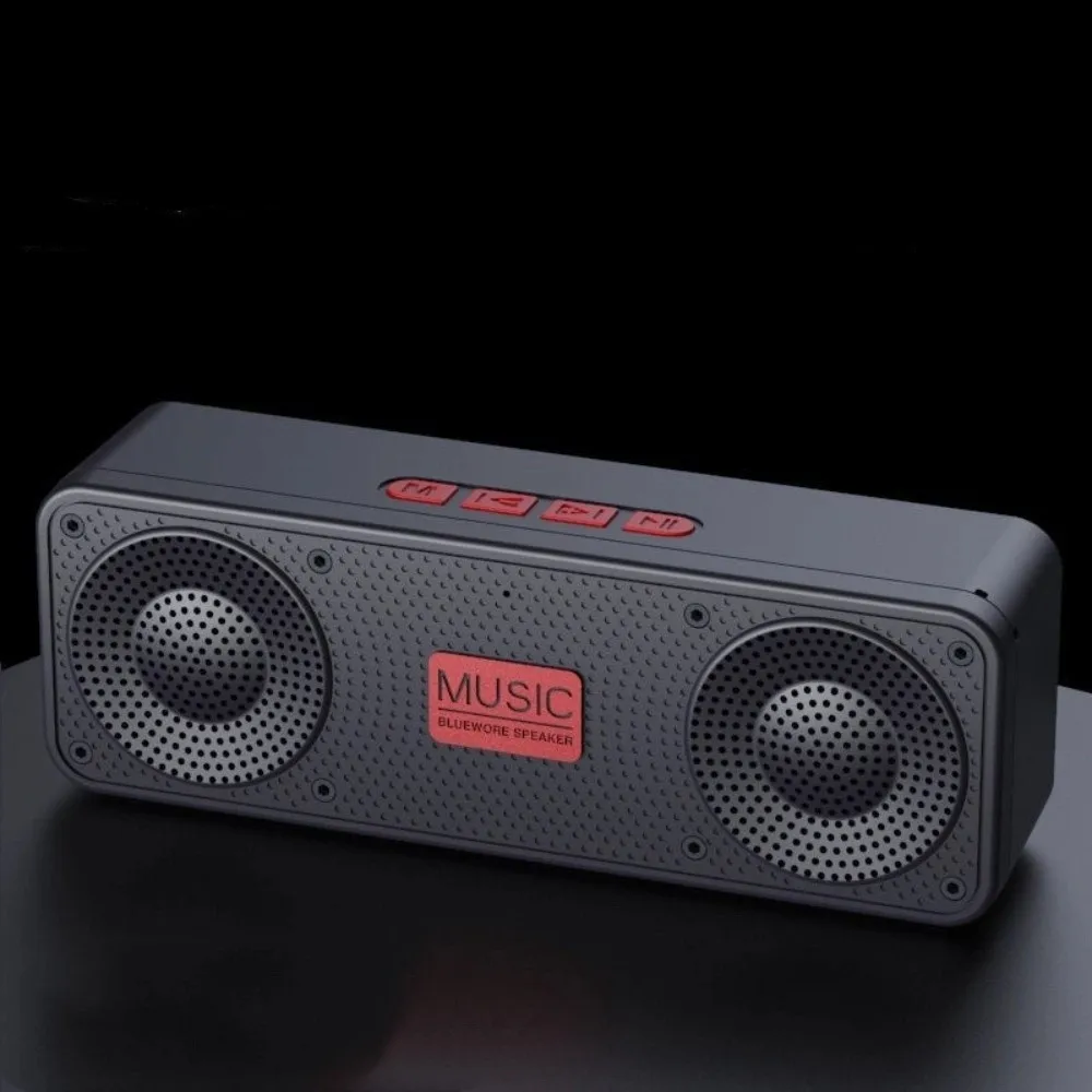 S18 Bluetoothスマートスピーカー マイク付き FMラジオ ワイヤレスデスクトップミニスピーカー 多機能サブウーファー ラウドスピーカー
