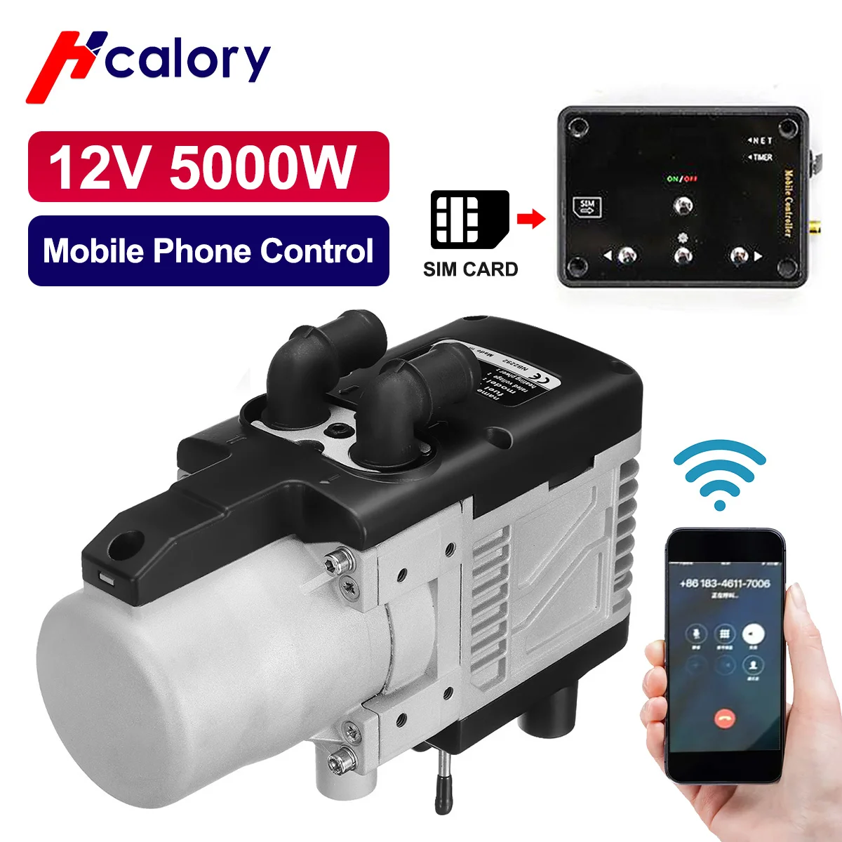 12v 5kw Diesel Gasoline Dual Mode Air Heater Kit Diesel Universal Water  Heater With Remote Control Lcd Monitor For Motor Trucks - Heating u0026 Fans -  AliExpress