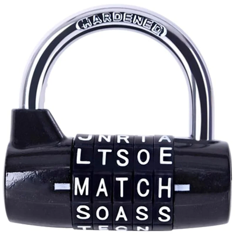 Secure Combination Padlock for Gym, School, Fence, Toolbox, and Storage