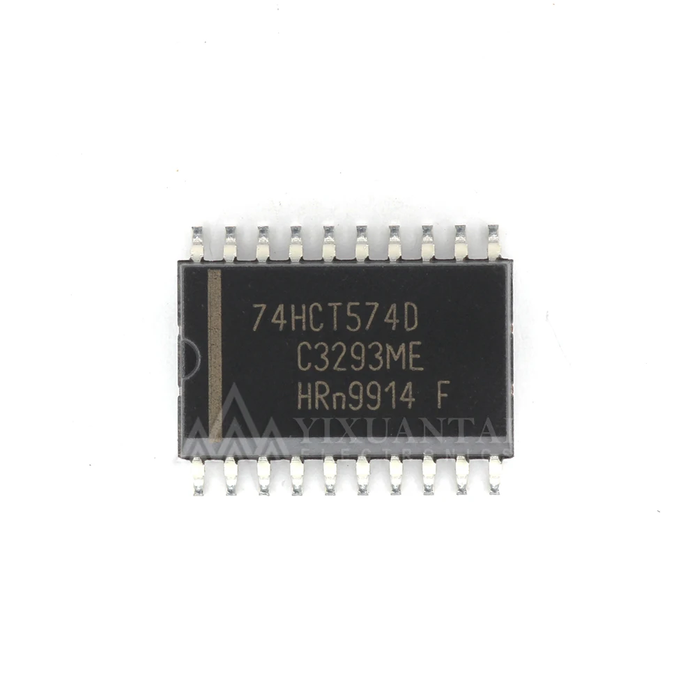 10 개/몫 74HCT574D 74HCT574 IC SOP-20 SMD 새로운 오리지널 IC FF D-TYPE 단일 8 비트 20-SO
