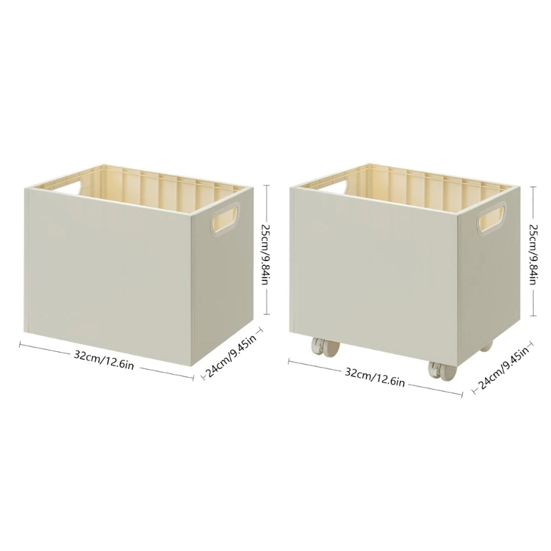 Book Storage Box Plastic Storage Basket Large Capacity Book for Office