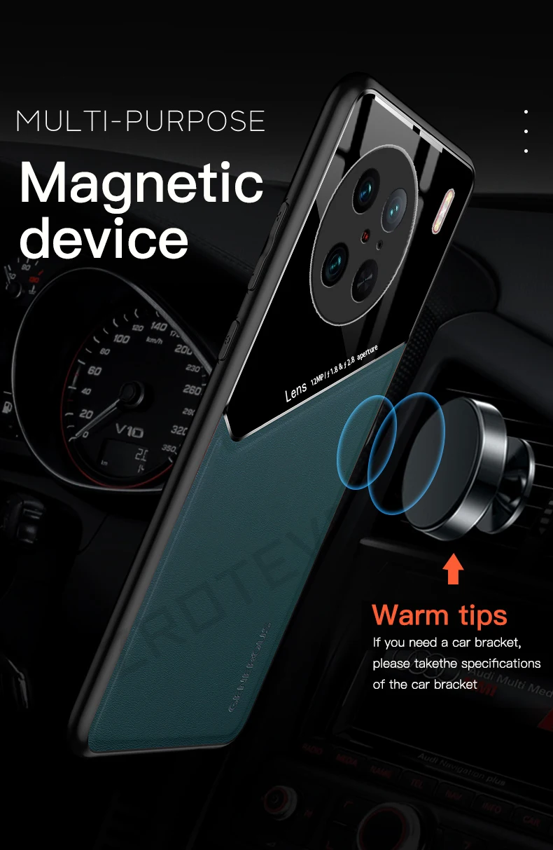 Leather Texture Phone Case For Vivo X90 Pro Soft Frame Cover_voghion.com