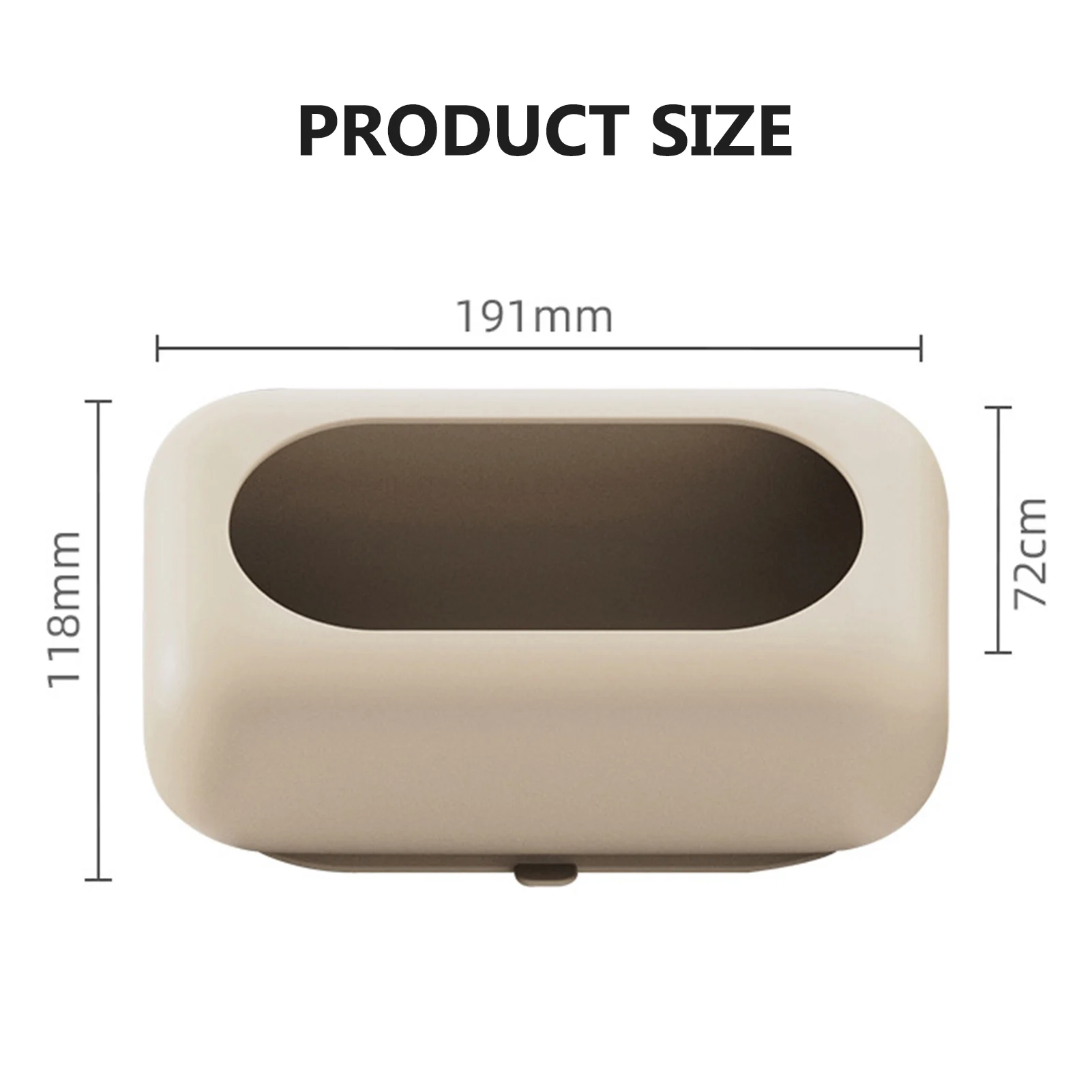 Portable Silicone Suction Cup Car Tissue Box Stable Large Capacity Towels Box For Living Room 3