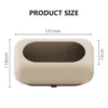 Portable Silicone Suction Cup Car Tissue Box Stable Large Capacity Towels Box For Living Room 3