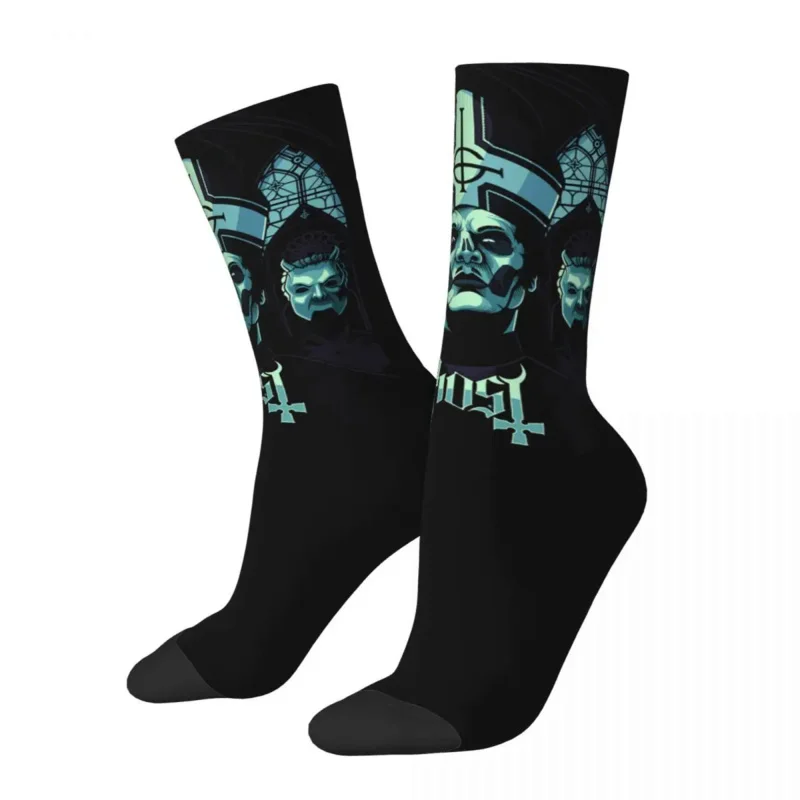 

All Seasons Hip-hop Men's Women's Rock Band Ghost BC Socks Merchandise Print Socks Cotton Best Gifts