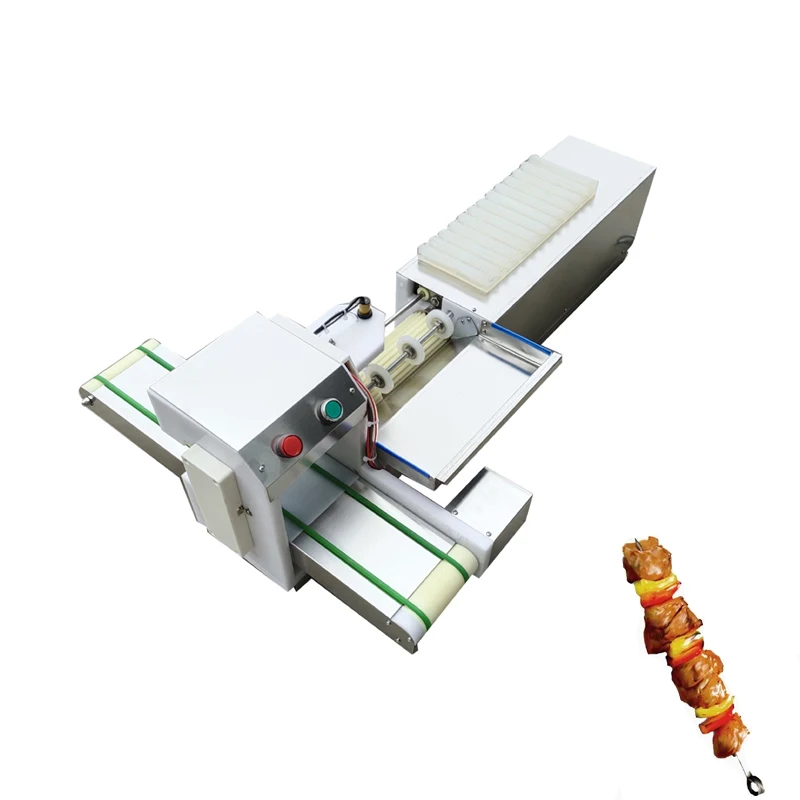 

Fully Automatic Skewer Machine, Stainless Steel Small Commercial Pork And Lamb Skewer Making Machine
