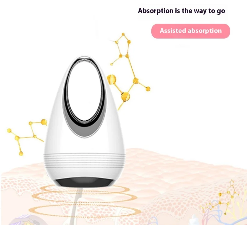 Facial introducer droplet shape high-frequency vibration facial mask skin care products assistant facial massage 6