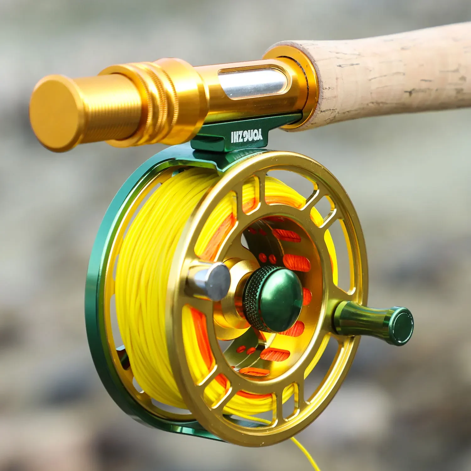 Fishing Rod and Reel Combo 5-sections Carbon Rod 5/6 Reels