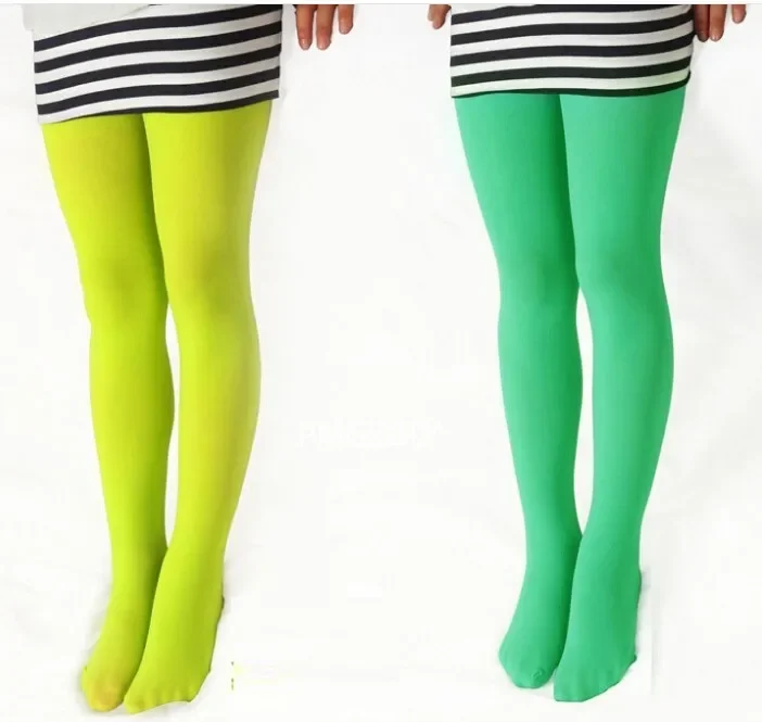 children tights baby girls kids cute velvet pantyhose stockings for girl dance tights Spring/autumn candy color Tights