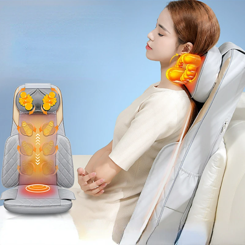 

Full Body Massagers Shoulder Cervical Spine Waist Back Automatic Multi-functional Kneading Chair Cushion Body Massage mattress