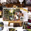 JIANWU Fantasia Series Vintage Forest Cloud Landscape Material Collage Material Paper Creative Junk Journal Scrapbook Stationery 4