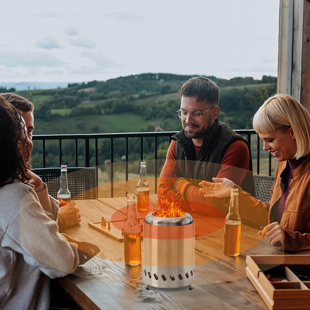 Smokeless Tabletop Mini Tabletop Firepit 5