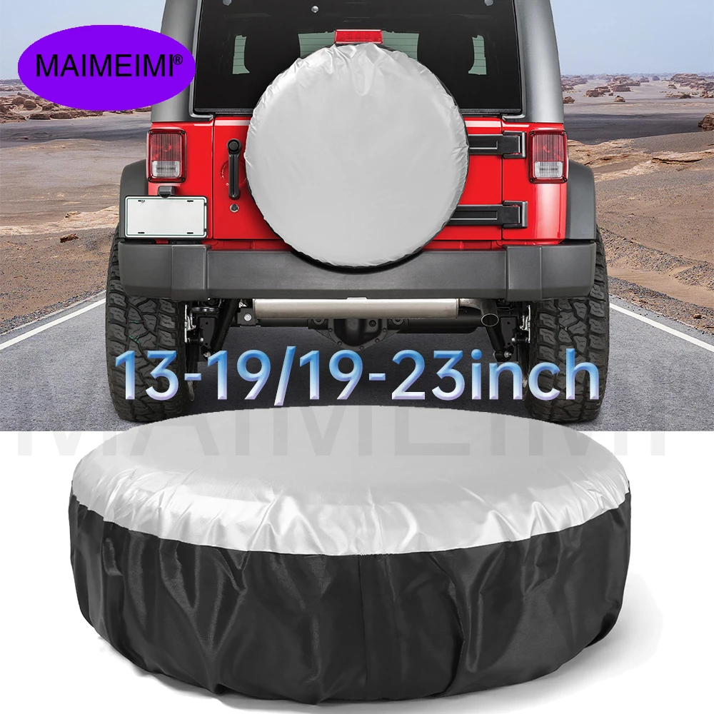 Durable Dustproof Tire Storage Tote - Polyester Spare Tire Cover and Carry Bag for Cars (13-23 Inch)
