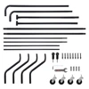 Drying rack Hanger Metal Hanger Simple hanger Simple Floor Hanger Two Sections 1.8m 6FT BlackJ floor hanger 2