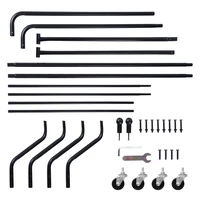 Drying rack Hanger Metal Hanger Simple hanger Simple Floor Hanger Two Sections 1.8m 6FT BlackJ floor hanger 2