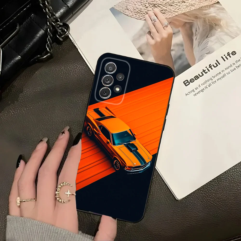 Ford Mustang Phone Case, Black, for Xiaomi and Redmi