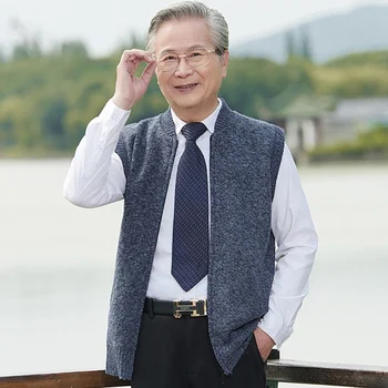 남성용 올매치 조끼 스웨터, 스탠드 칼라, 지퍼, 단색, 2023, 가을, 겨울, 루즈 니트, 캐주얼 상의, 패션