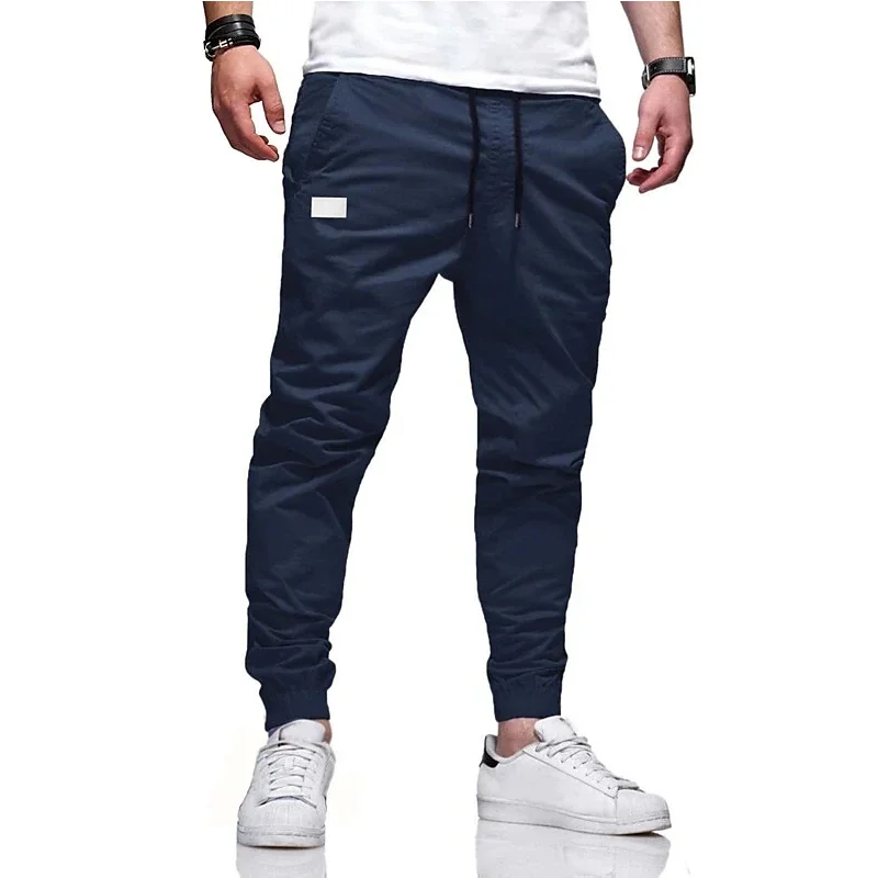 Casual Pants Sports Pants Casual Sports Pants Men's Fashion Hip Hop Four Seasons Pure Cotton Casual Sports Pants Street Straight Tube