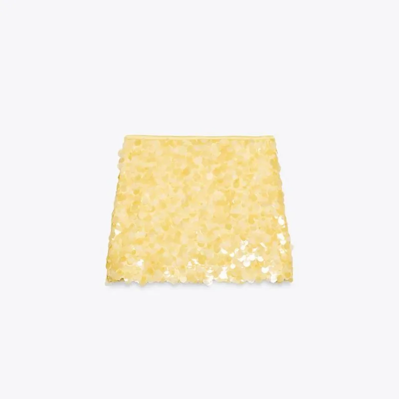 Glamorous Sequin Mini Skirt - High Street Fashion Chic