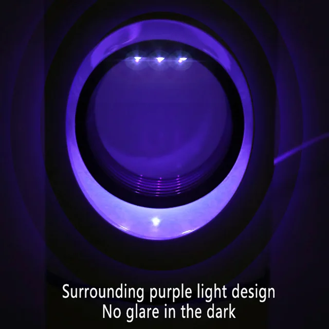 Szúnyoggyilkos Lámpa Elektromos Éjszakai Fény Szúnyog Csapda Szúnyogtaszító Rovar Gyilkos Néma Ultraibolya - Image 6