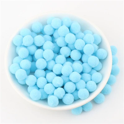 Wholesale 8mm Soft Fur Pompoms for Arts, Crafts, and Home Décor