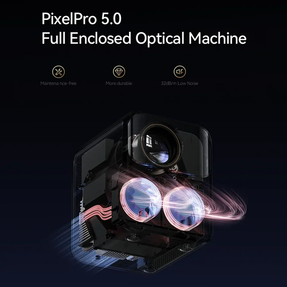 Wanbo Mozart 1 Pro 2025 4K 1200 Ansi Projector Google TV 1080P