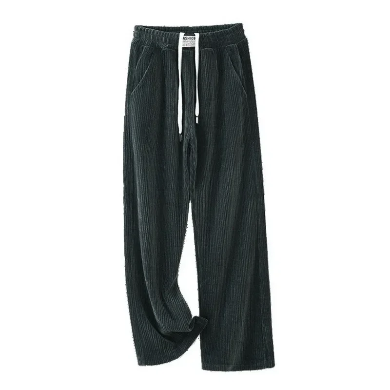 Winter Girls Casual Chenille Pants Loose Sport Fleece Warm Elastic Waist Wide Leg Pants for Kids School Children girls pants,kids pants,girls trousers