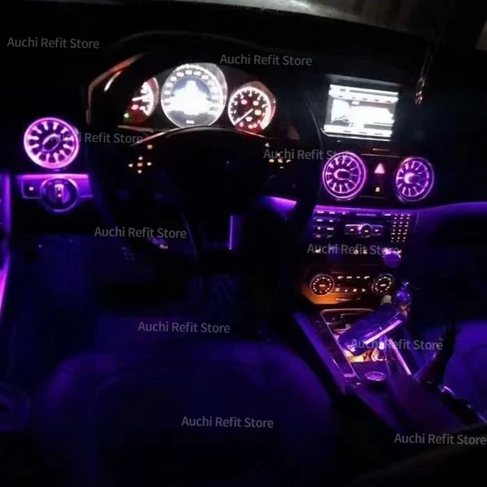 車のアンビエントライト,64色,メルセデスベンツgk mb x204 2008-2015