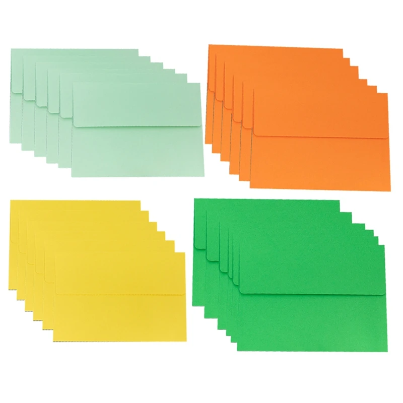 

80Pcs Invitation Envelopes For 5.3 X 7.3Inch Cards In Pool, For Invitations, With Peel And Press Seal