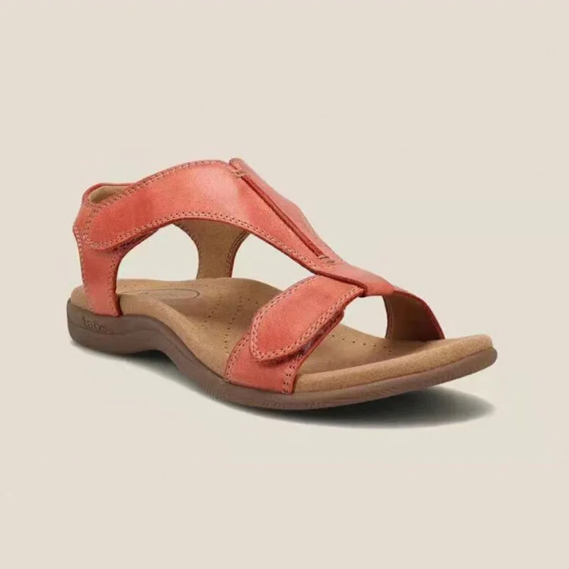 thumbnail image 2 of 2024 nuevas sandalias de verano con tiras para mujer, zapatos planos de mujer con punta abierta, zapatos casuales sólidos, sandalias con cuñas romanas, zapatos sexis para mujer, 2 of 5