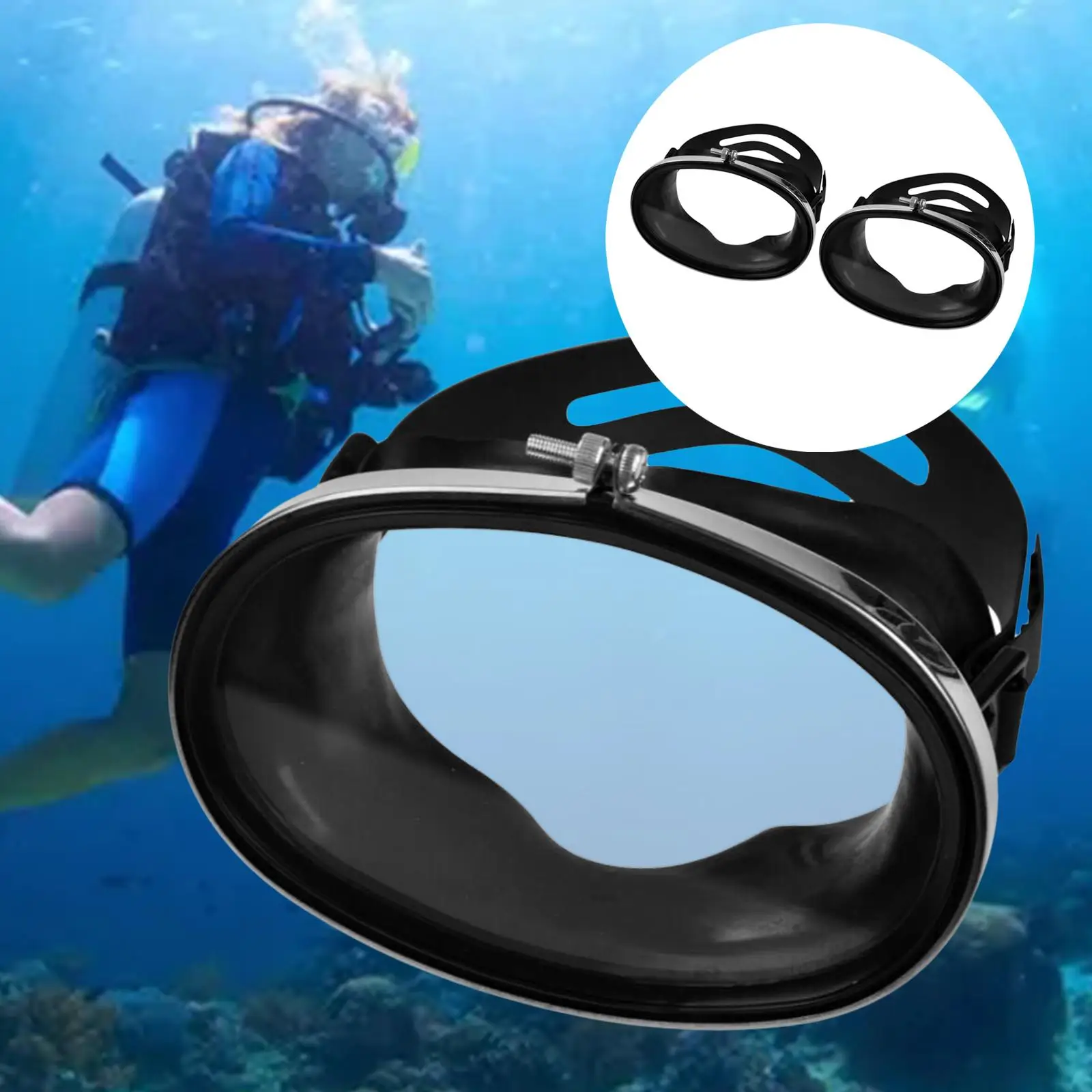 2x Snorkel Diving Mask Anti Fog Scuba Swimming Goggles Glasses