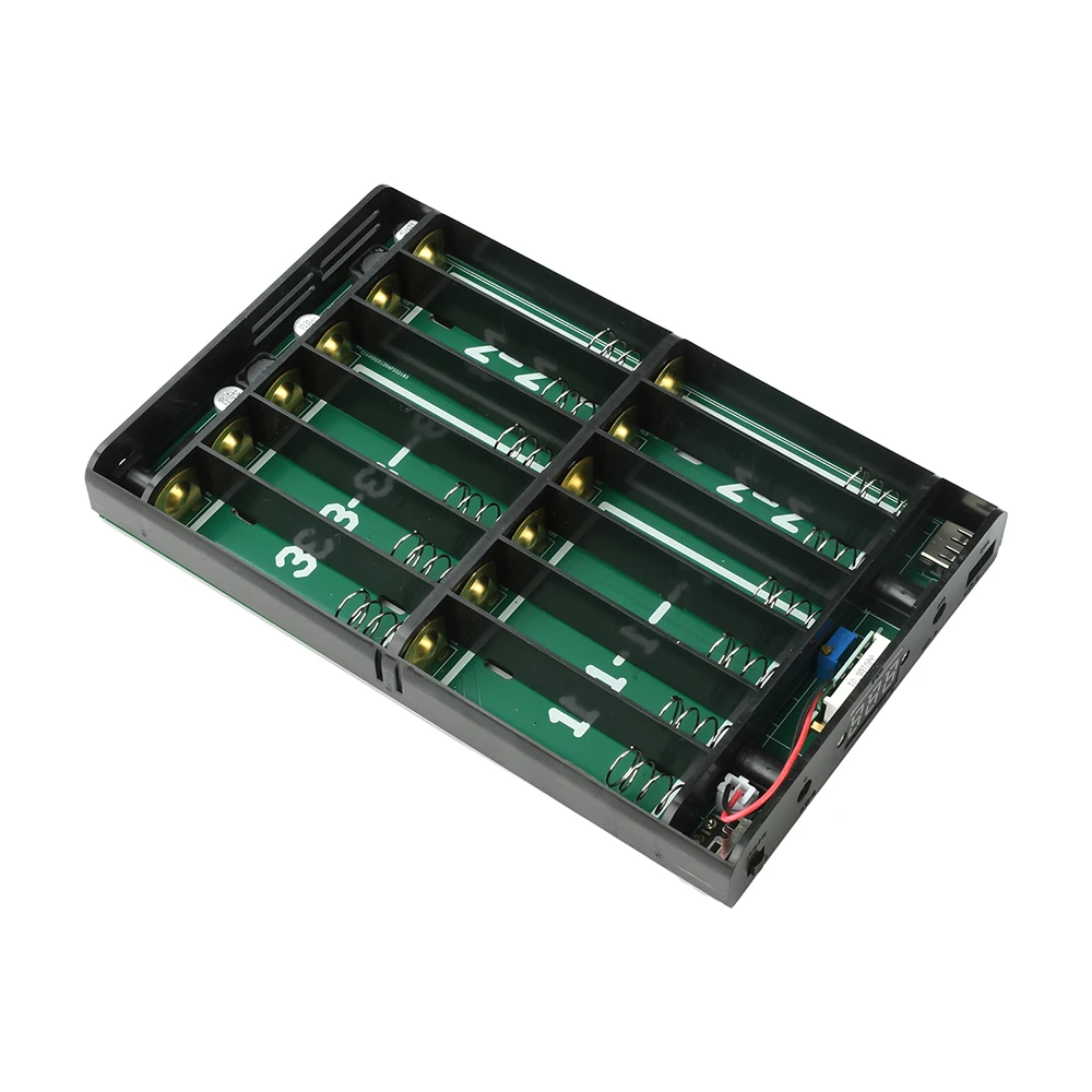DC USV 12x18650 Batterie-Stromversorgungsbox DIY Powerbank-Kit 5V 9V 12V Ausgang Optisches Modem Router Unterbrechungsfreie Stromversorgung – Detail 27