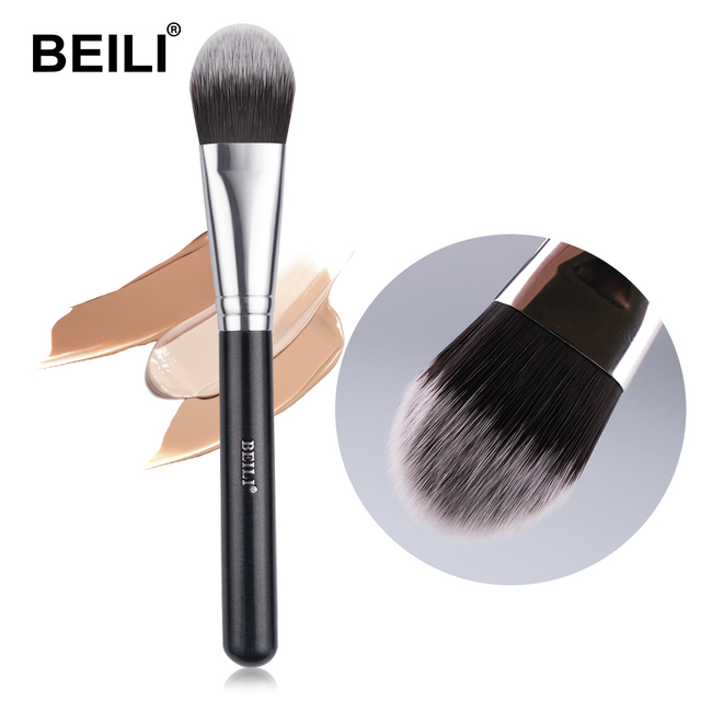 Black Concealer Makeup Brushes Professional Flat Foundation Brush Synthetic hair Single Mask Brush Make Up Tools