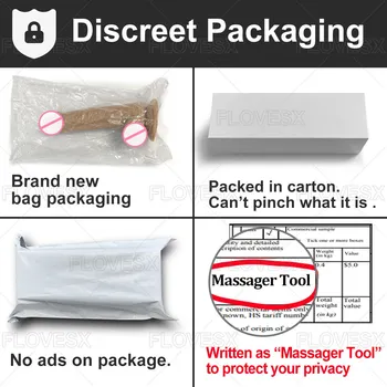 Realistic Penis Dildo for Women Men Lesbian Female Masturbator Strap On Dildos Soft Suction Cup Anal Plug Sex Toys for Adults 18 6