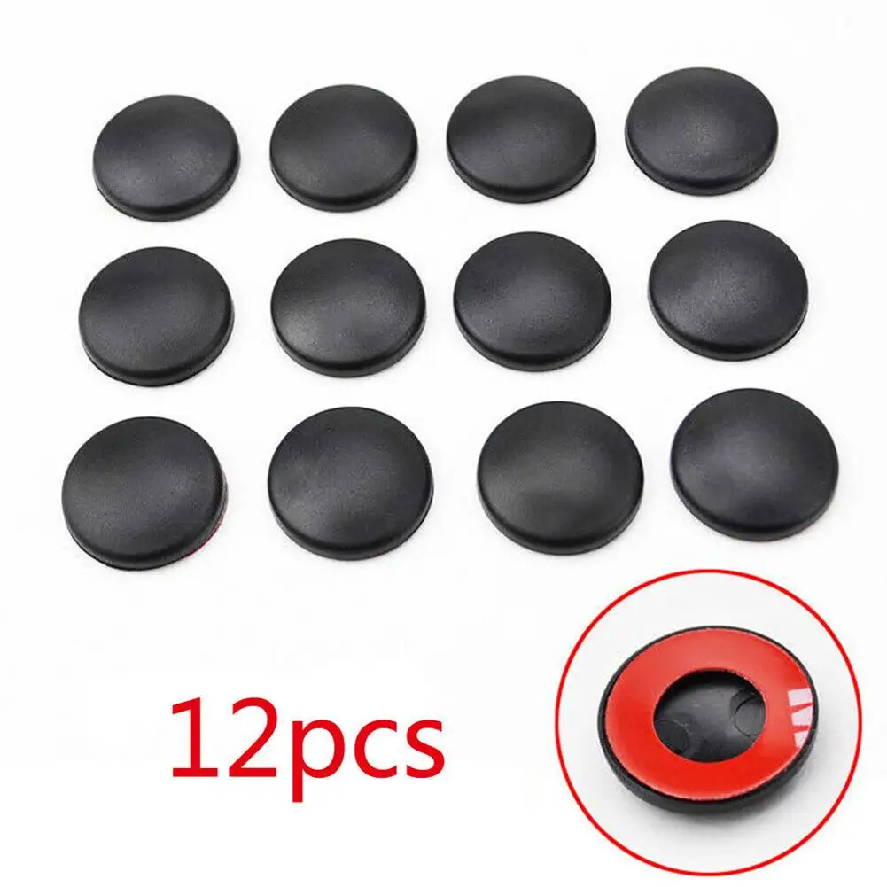 12pcs/24pcs Car Interior Door Lock Screw Protector Cover Cap Trim Accessories Screw Anti-rust Shield Modified Parts Dropshipping