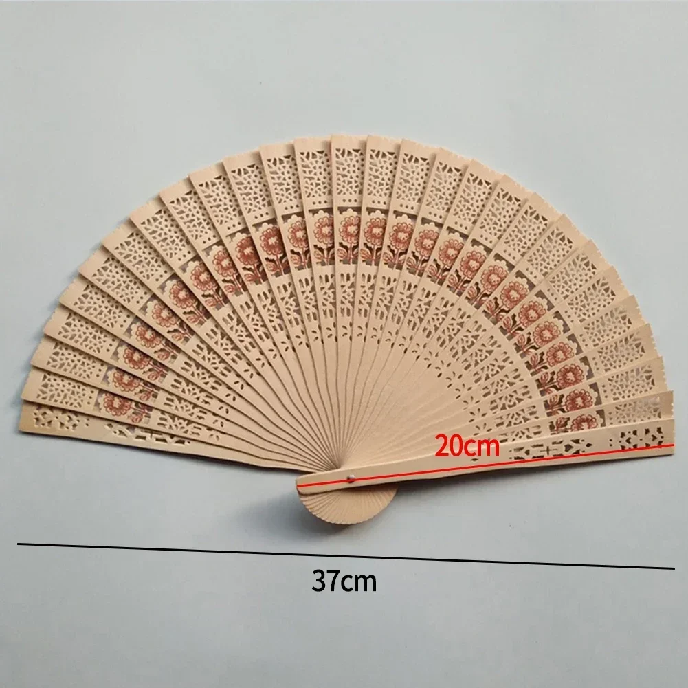 Hand Folding Fan Art Craft Chinese DIY Dance Hand Fan For Party Wedding Decoration Home Decoration Ornaments 1pcs