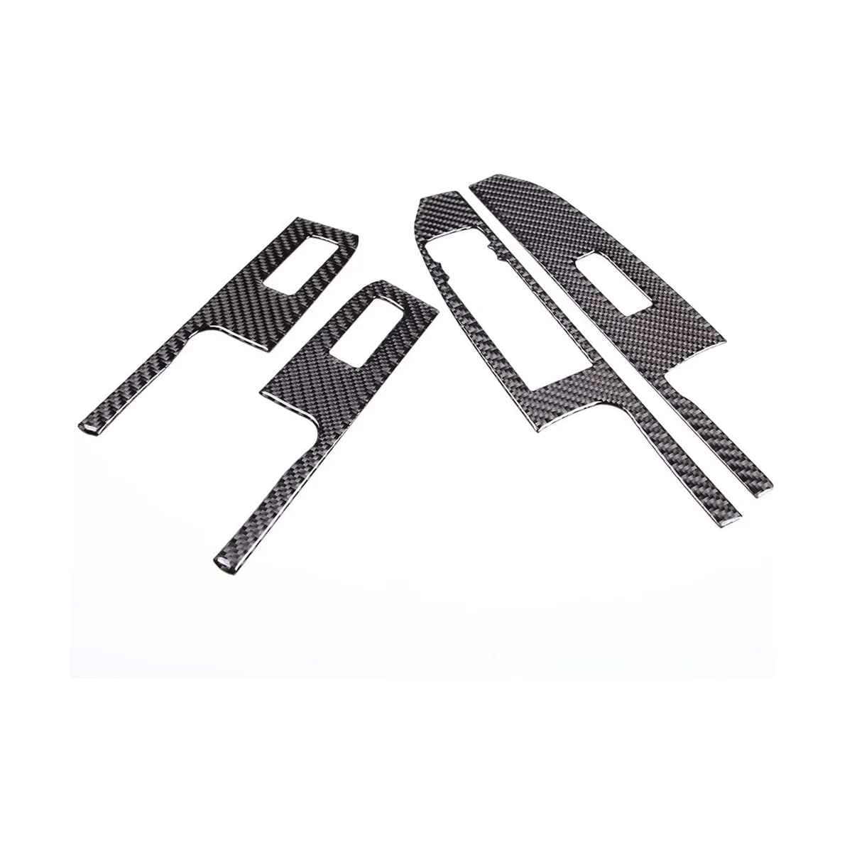 

Автомобильный стеклоподъемник переключатель рамка панель крышка наклейка украшение для Ford Maverick 2022 2023 аксессуары-мягкое углеродное волокно