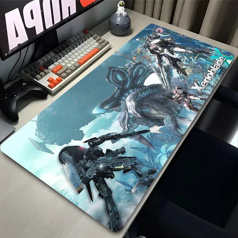 Gamer Mouse Pad X-Xenoblade C-Chronicles Mouse Pad Large Computer Office Game Desk Mat Rubber Anti-slip Gaming Keyboard Mousepad 5