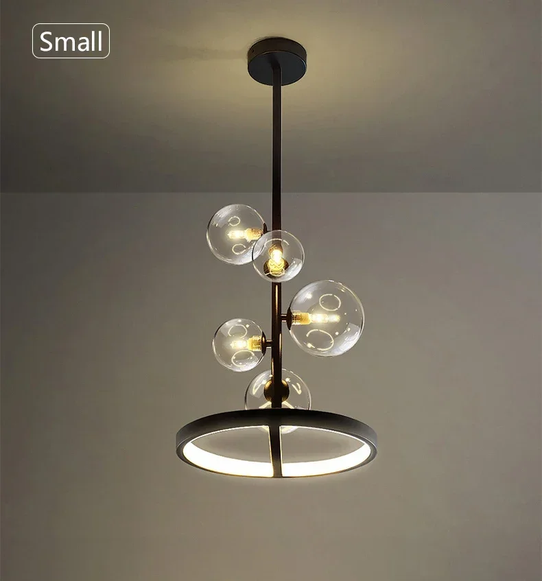 Modern Art Glass Chandelier Image 10