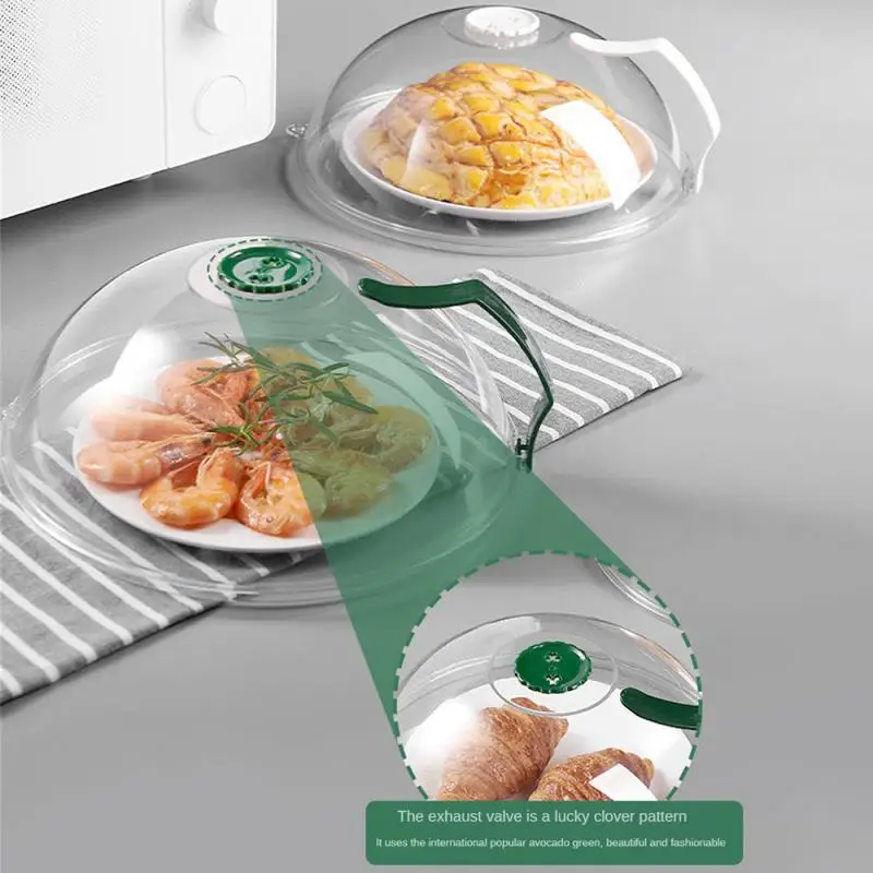 Microwave Fresh-keeping Vegetable Cover Anti-Sputtering Microwave Food Cover Oven Oil Cap Rice Kitchen Supplies 1/2PCS microwave splatter cover