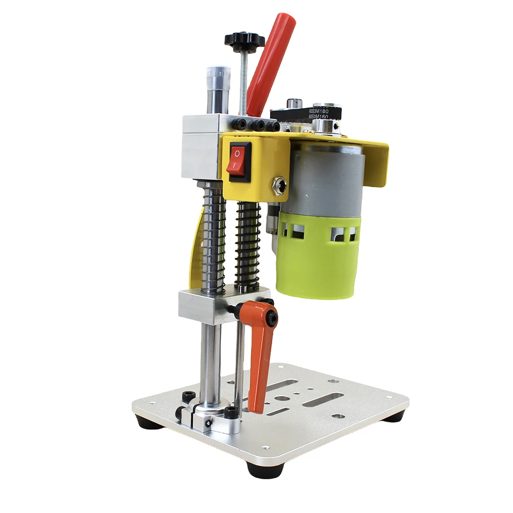 Mini Drill Press Portable Benchtop Driller 795 Motor Precision Table Drilling Machine Metal Wooden DIY Jewelry Making Tools