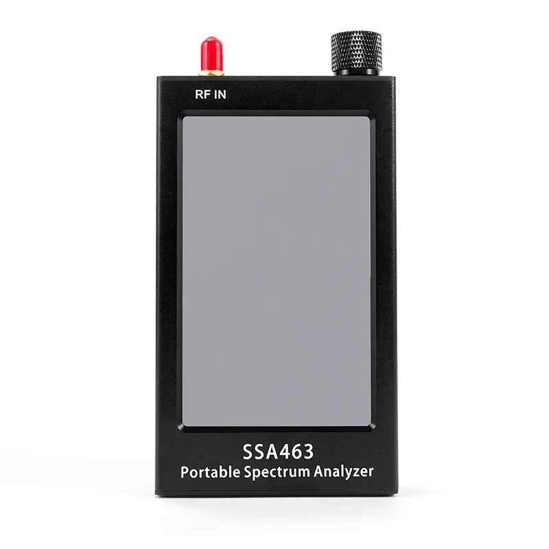SSA463 휴대용 35MHz-6.3GHz 고정밀 스펙트럼 분석기 2MHz/250kHz/15kHz 전환 가능 RBW, 4.3인치 화면 탑재